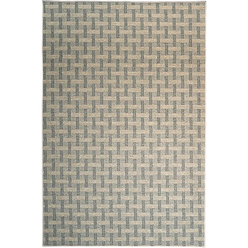 Ensemble de tapis intérieur / extérieur en polyester touffeté à la machine Kirstyn, Demi-cercle 1 pi 6 po x 3 pi