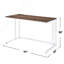 Bureau d'écriture rectangulaire avec port USB et prise-1744839706