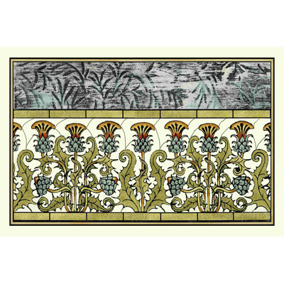 " Stained Glass Flowers IV " by Vision Studio