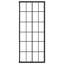 Écran de cabine de douche vidaXL pour salle de bain ESG et aluminium 31,5 po x 27,6 po x 70,9 po transparent et noir
