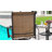 Motto Square 3-Piece 2-Person Swivel Bar Height Bistro Dining Set-1906645628