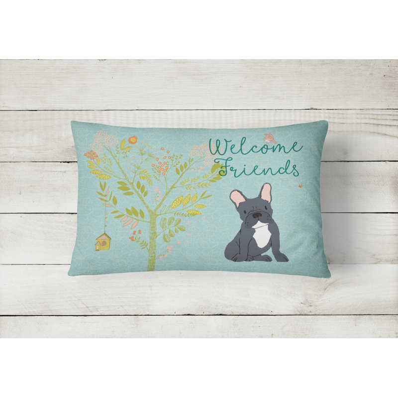 Outdoor Throw Pillow, Black