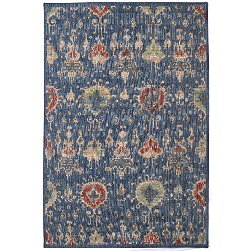 Melisenda Ikat Indoor / Outdoor Rug, Rectangle 7'10" x 10'10"