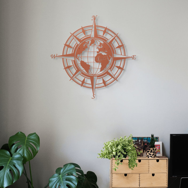 Wall Decor on Metal, Copper