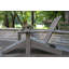 Chaise Adirondack en bois massif avec repose-pieds Williams Eucalyptus