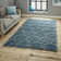 Fontelle area rug Hand Tufted Rectangle Blue