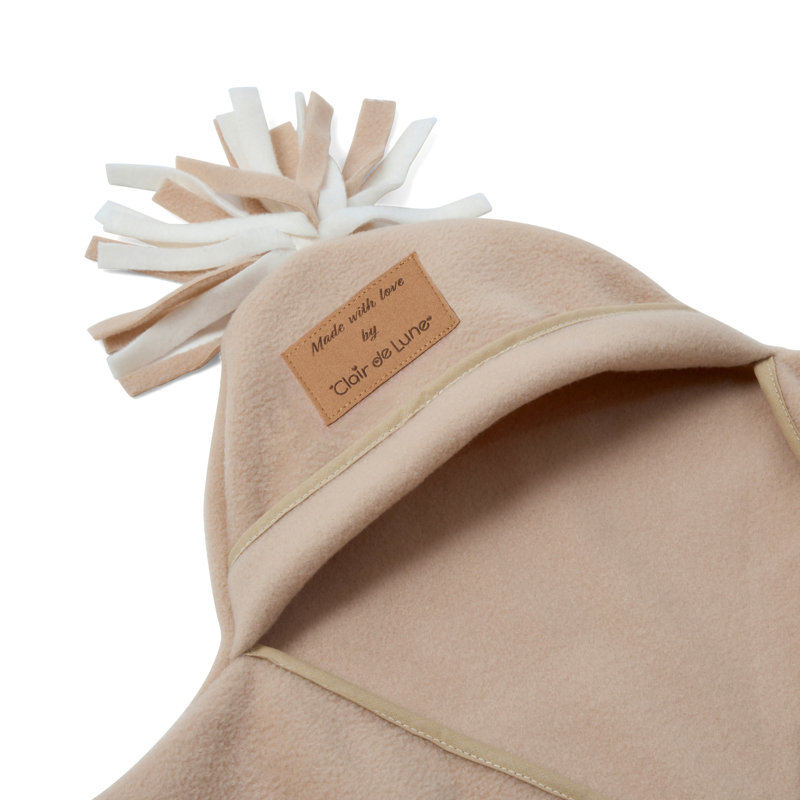 100% Polyester Stroller Blanket, Beige
