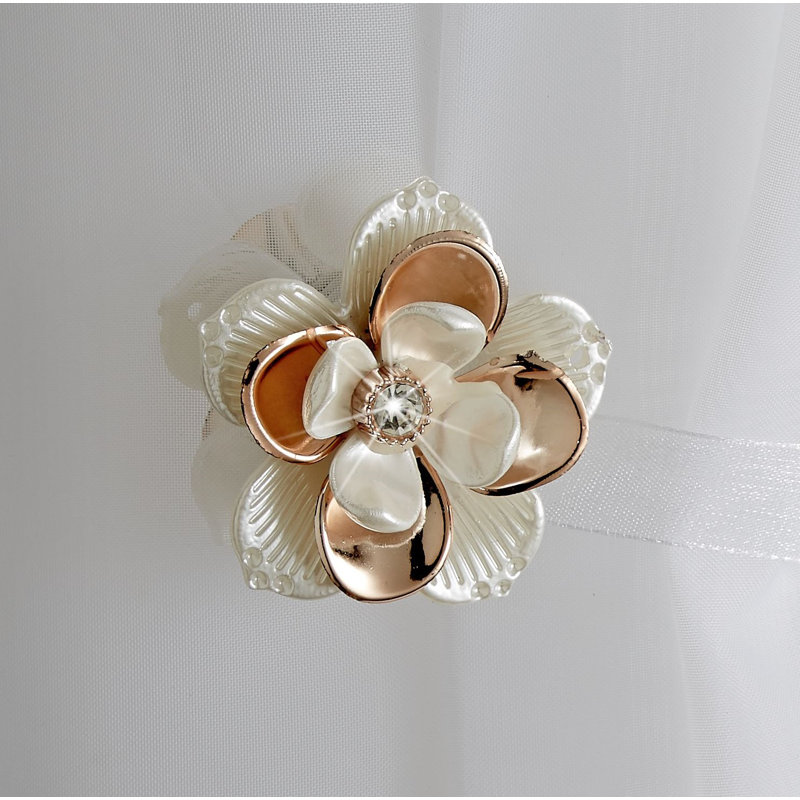 Larkin Cream 4cm Curtain Holdback/Tieback