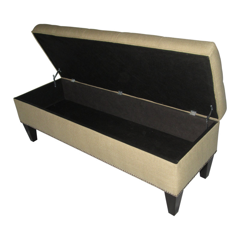 Potrero Polyester Upholstered Storage Bench