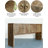 62.99" Brown Rectangular Solid Wood Console Table
