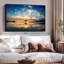 «Sunset Surfer Reflection», reproduction sur toile-100705060