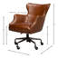 McKellen Leather Swivel Executive Chair-440042886