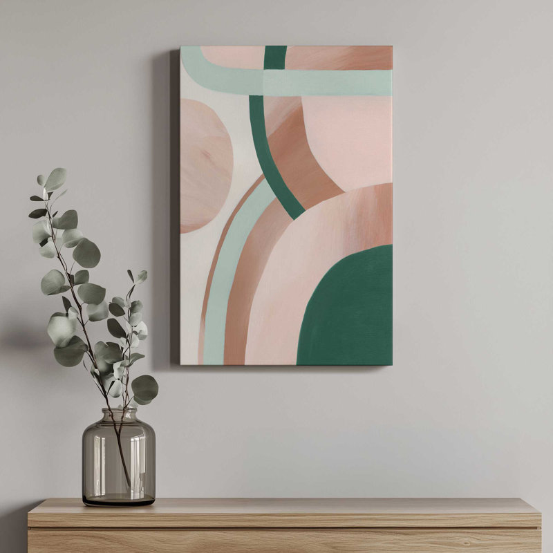 «Geomancy II» par Grace Popp, reproduction d'art sur toile, H 32 po x l 24 po