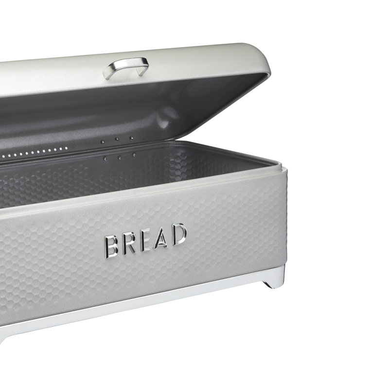 KitchenCraft Lovello Bread Bin, Shadow Grey
