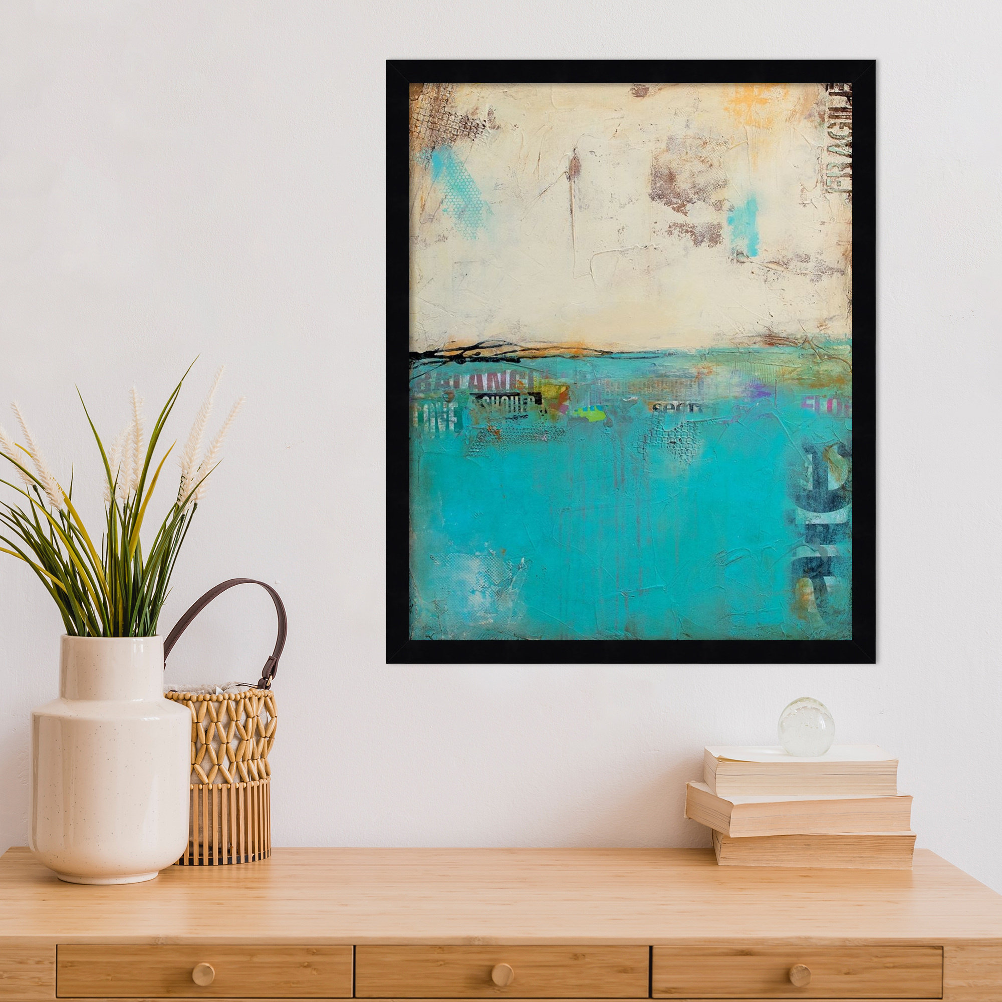 Urban Edge by Mauro Wood Framed Wall Art Print, Black, 21" H x 17" W