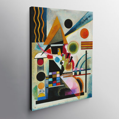 Swinging by Wassily Kandinsky - 1 Piece Wrapped Canvas Wall Art