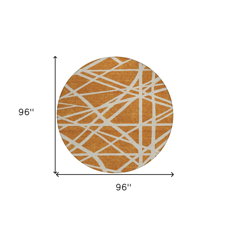Tapis rond 8 po