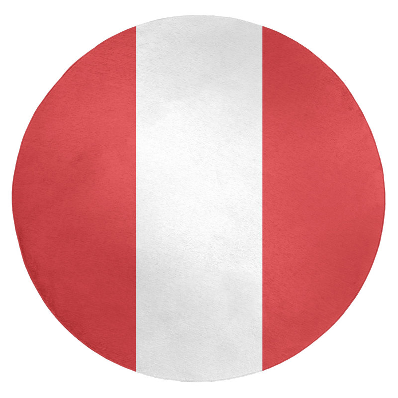 Chenille Indoor Rug, Round 5'