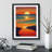Dashing Sunset Abstract - Single Picture Frame Print-1038286820-1038286821