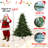 Full-Shaped 9FT Christmas Tree with 3451 Tips – PE/PVC Mixed Needles, Wide Base for Large Spaces, Hinged Structure for Easy Setup, Metal Stand for Strong Support*