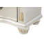 Lyon 3-Drawers Nightstand, Silver Champagne-780147113