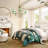 5 - Light Modern Sputnik Globe Glass Chandelier