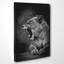 Fierce Lioness Lion - Wrapped Canvas Print-19042815