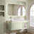 Simple cream style light luxury bathroom cabinet