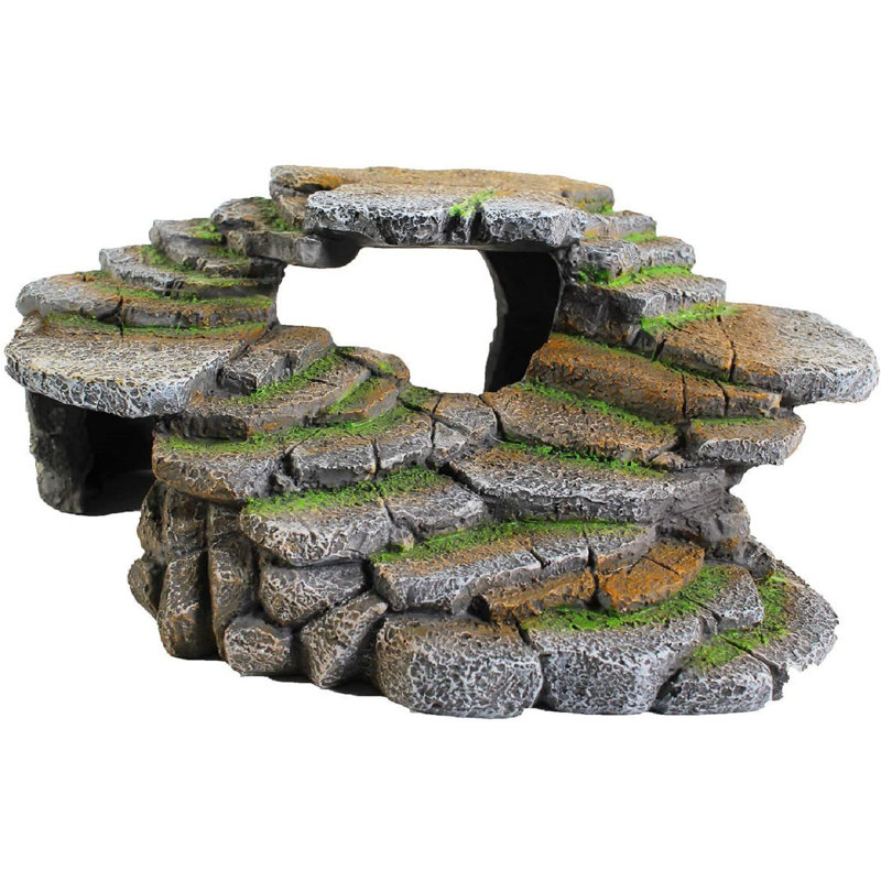 Reptology Large Shale Scape Step Ledge & Cave Hideout