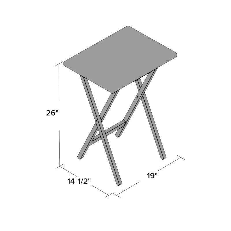 Bezkov Tray Table, Walnut