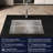 Nano Undermount Workstation Sink For Daily Use - 30" X 19 19" Stainless Steel With Food Debris Prevention-123589956
