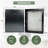 Ajalon Black Solid Wood Storage Shadow Box Picture Frame