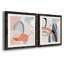 Floating On Silk I - ensemble de 2 peintures encadrées-1368391472-1368391483