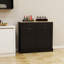 Armoire poubelle de cuisine à deux tiroirs et deux compartiments inclinables - blanc-1307775466
