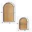 Cole And Grey Modern Bamboo Wall Shelf Set Of 2