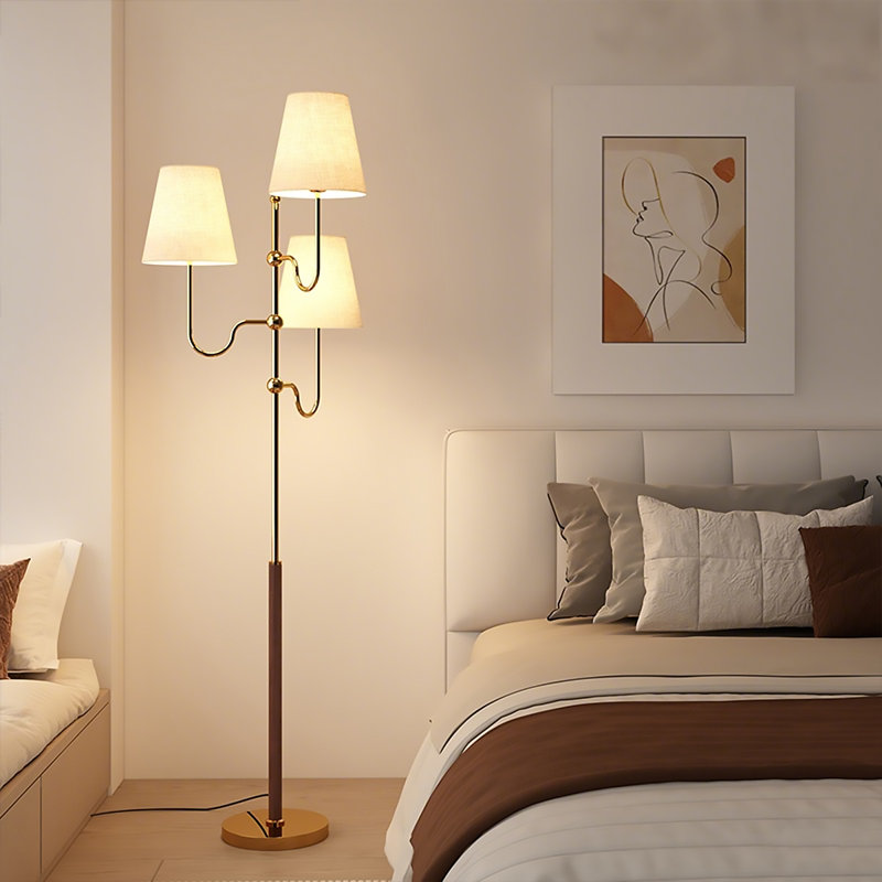 Lampe sur pied de luxe rétro