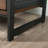 Side Table/Night Stand, Brown Finish
