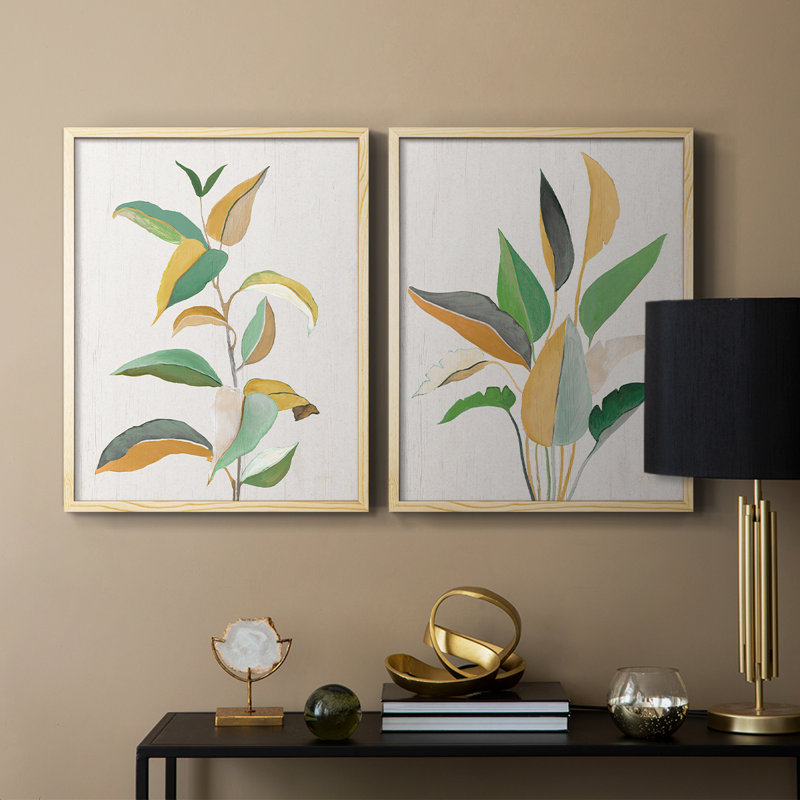 Touched with Sage I-Premium, reproduction encadrée - prête à être accrochée - aucun clou requis - aucun clou requis
