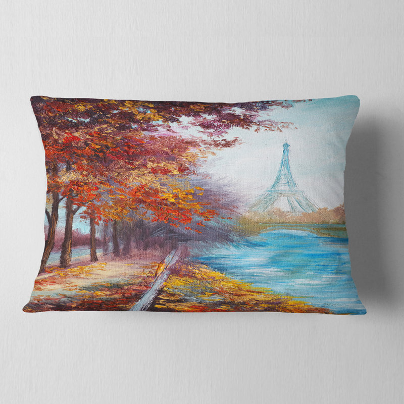 Coussin lombaire Landscape Paris Eiffel Tower View