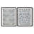 " Vintage Abstract IV " 2 Piece Art Print-1722626826-1722626827