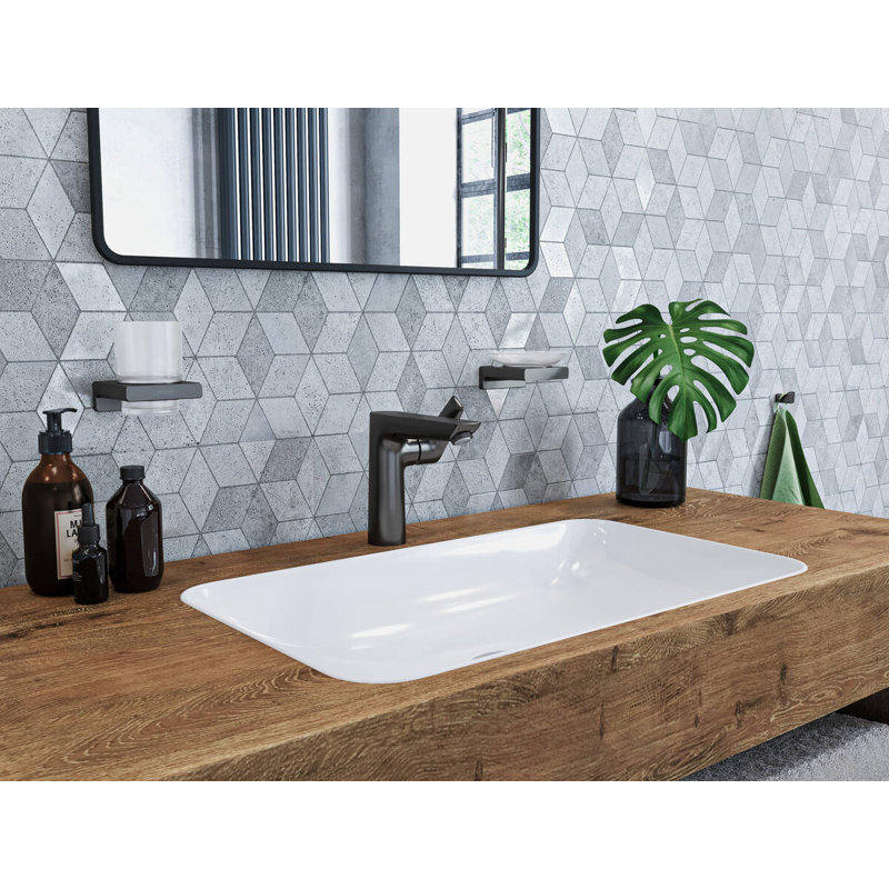 Hansgrohe AddStoris Soap Dish, Brushed Black Chrome