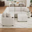 Canapé modulaire convertible polyvalent avec rangement dissimulé-897863725