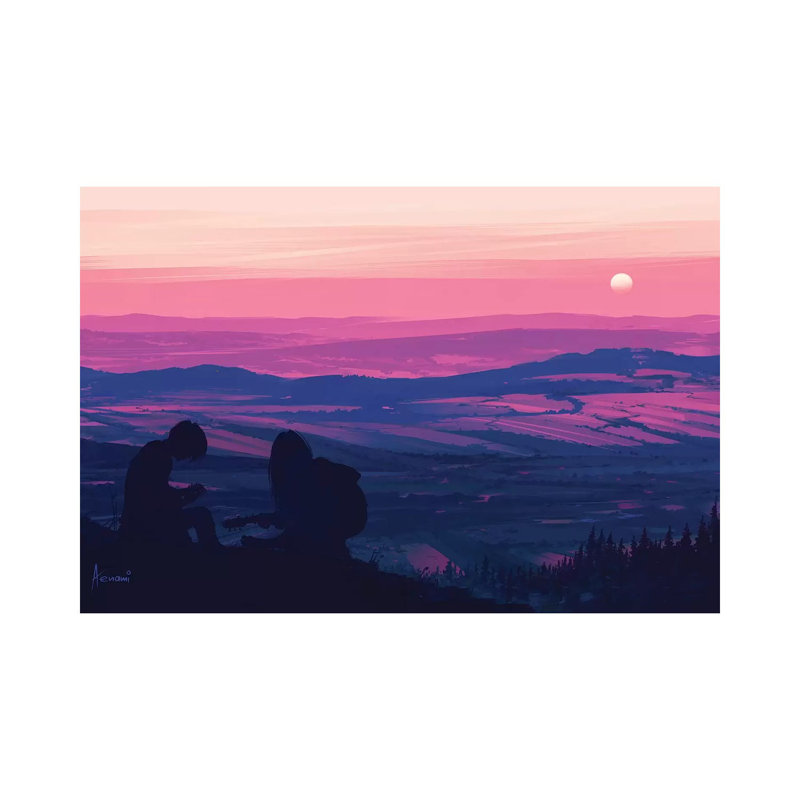 Top Of The World by Alena Aenami - Wrapped Canvas Print, 20.32 cm H x 30.48 cm W