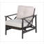 Chaise de patio avec coussins Dylan