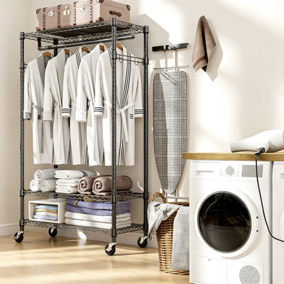 75cm Rolling Clothing Rack