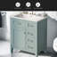 Ensemble de meuble-lavabo 30 po avec lavabo, armoire de salle de bain avec tiroirs, structure solide et panneau de fibres à densité moyenne-609104673