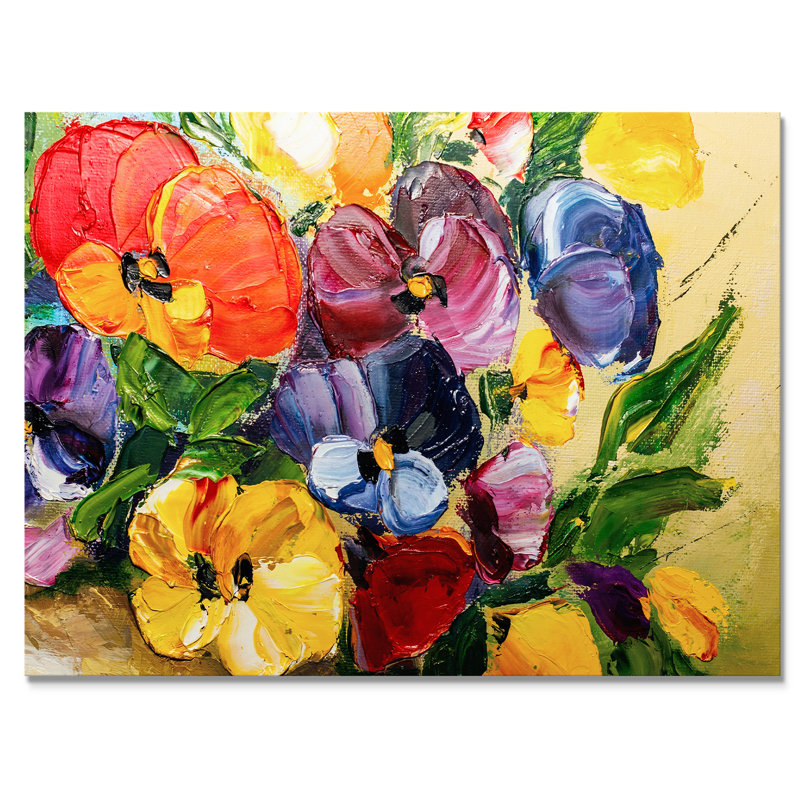 Fleurs du soleil VI - Reproduction de photo sur toile, H 8 po x l 12 po x P 1 po, Toile tendue
