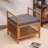 Azimut Solid Wood Storage Bench