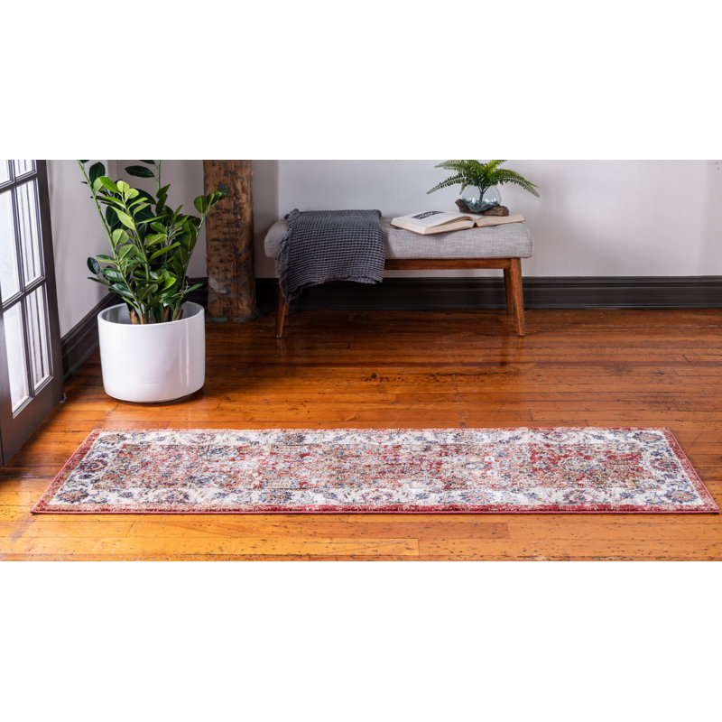 Tapis brun à motif oriental Bally''s, Tapis de couloir 2 pi x 6 pi 1 po