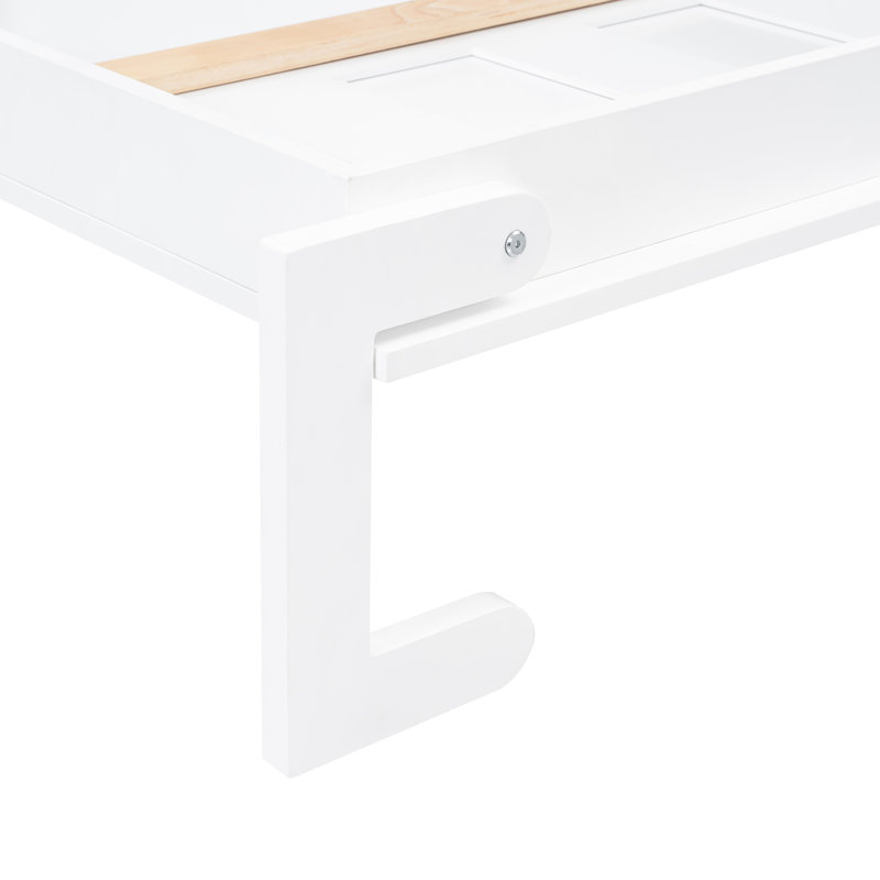 Lit simple escamotable pliable simple avec DEL 7 couleurs, armoire cachée, lattes en bois, élévateur hydraulique, convient aux chambres d'amis dans les maisons, support de lattes, mécanisme, espaces de vie compacts faciles à assembler